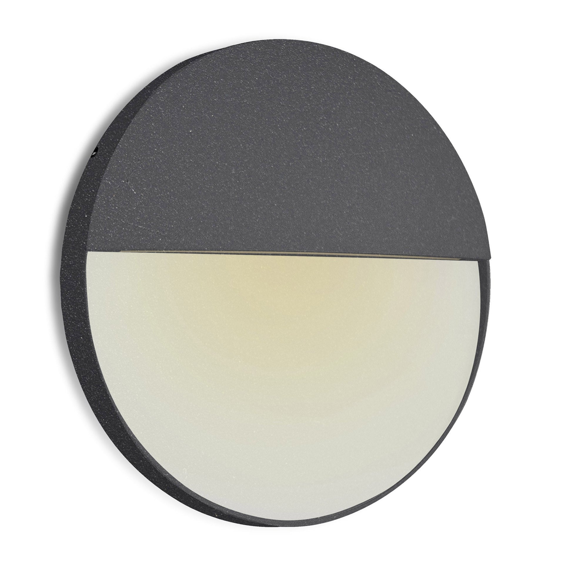 Baker Wall Lamp, IP54, Rust Brown, Anthracite, Sand White