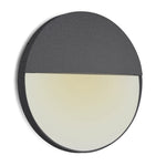 Baker Wall Lamp, IP54, Rust Brown, Anthracite, Sand White