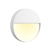 Baker Outdoor Wall Lamp Small Round Sand White, 3yrs Warranty