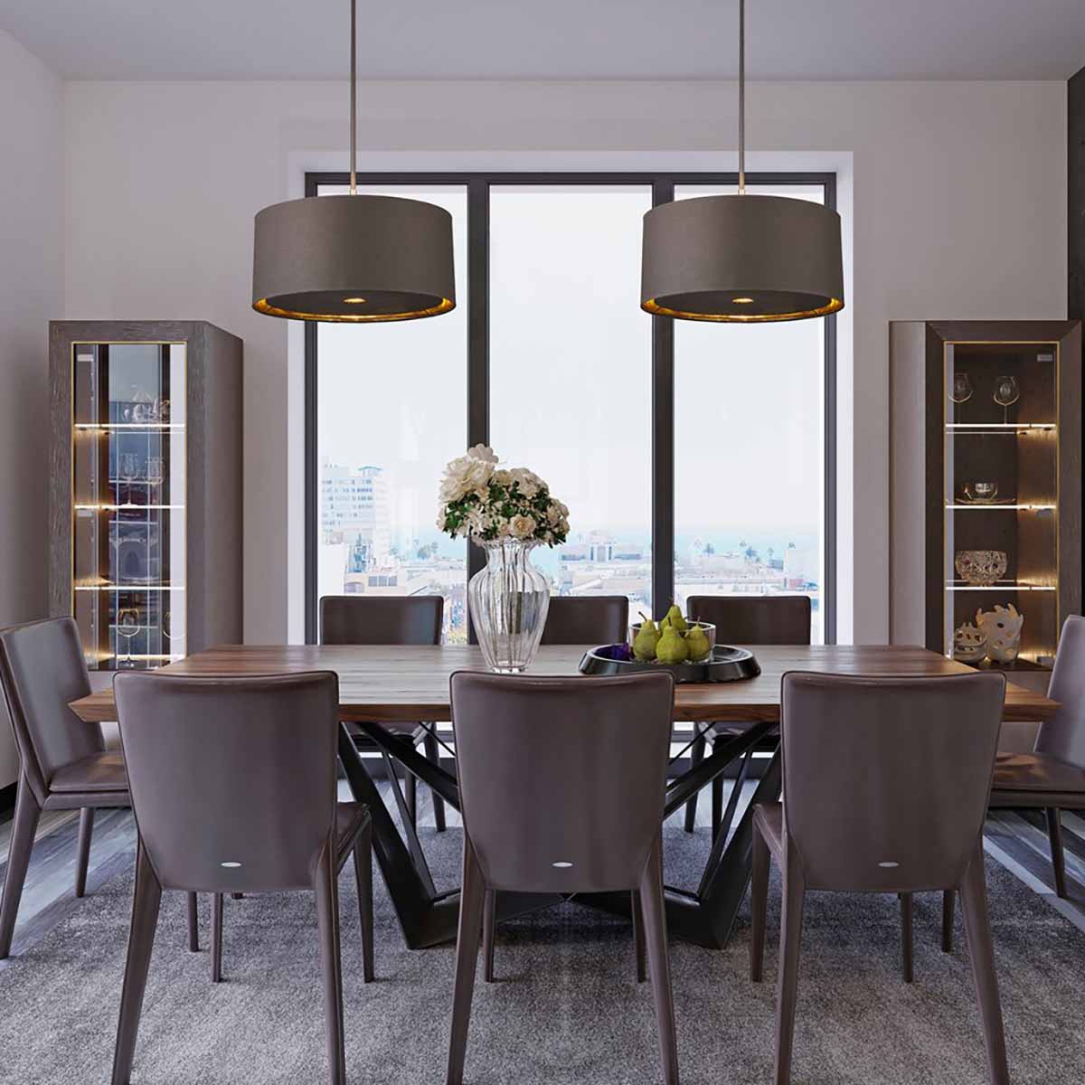 Balance 1 Light Pendant - Various Finishes E27