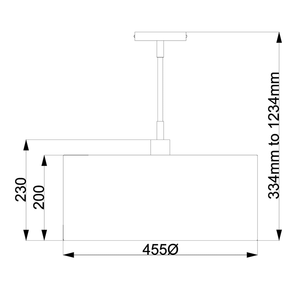 Balance 1 Light Pendant - Various Finishes E27
