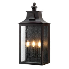 Balmoral 3 Light Wall Lantern Old Bronze