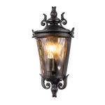Baltimore Medium Half Lantern – Weathered Bronze Finish