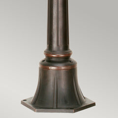 Baltimore Medium Chain Lantern - Weathered Bronze Finish