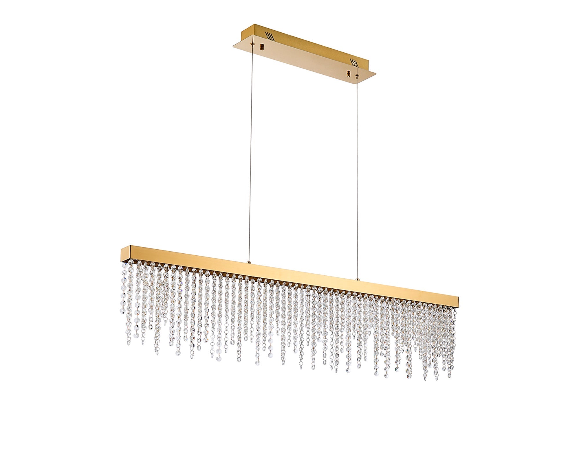 Bano LED Island Pendant - Polished Chrome/ French Gold - Various Sizes