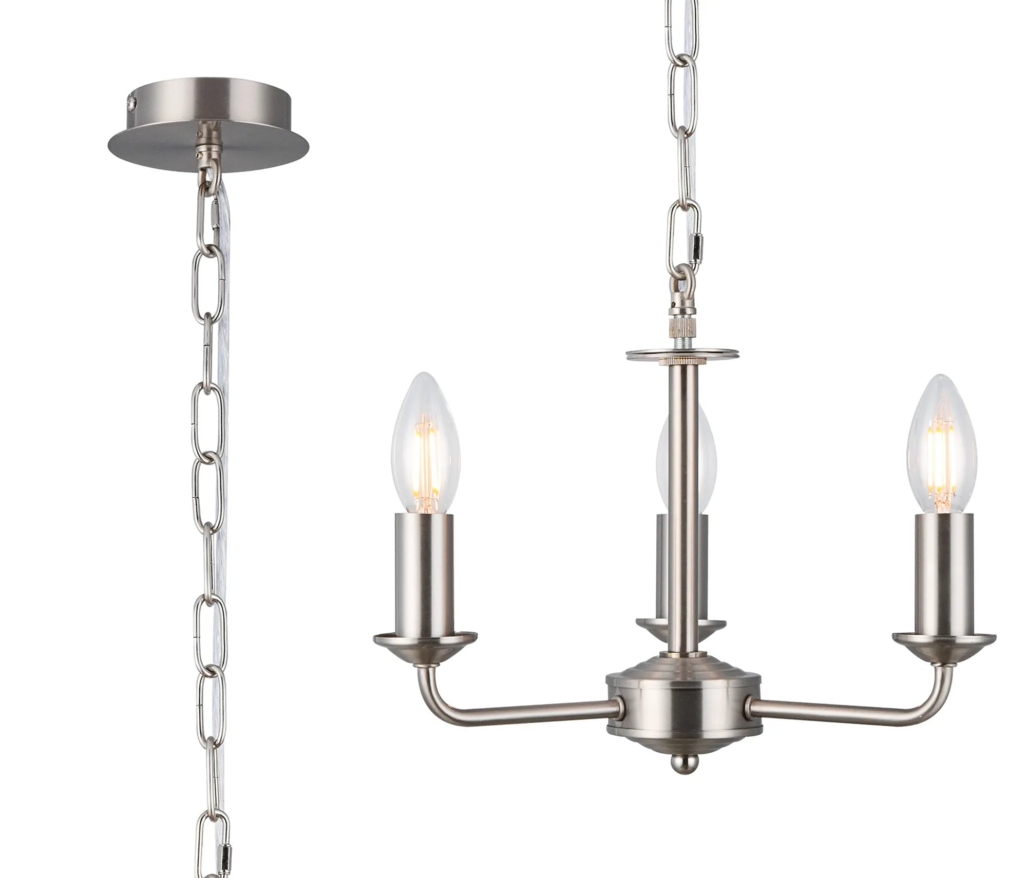 Banyan 3/5 Light Multi Arm Pendant Without Shade- Various Finishes