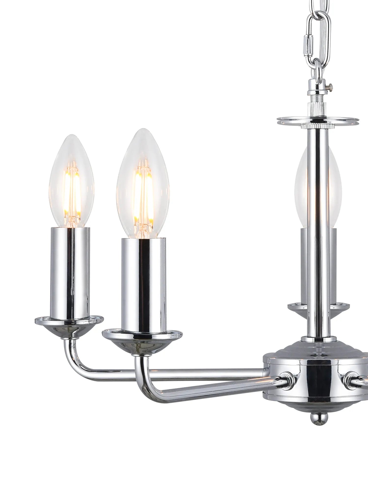 Banyan 5 Light Multi Arm Pendant Without Shade Antique Brass/ Polished Chrome/ Gold