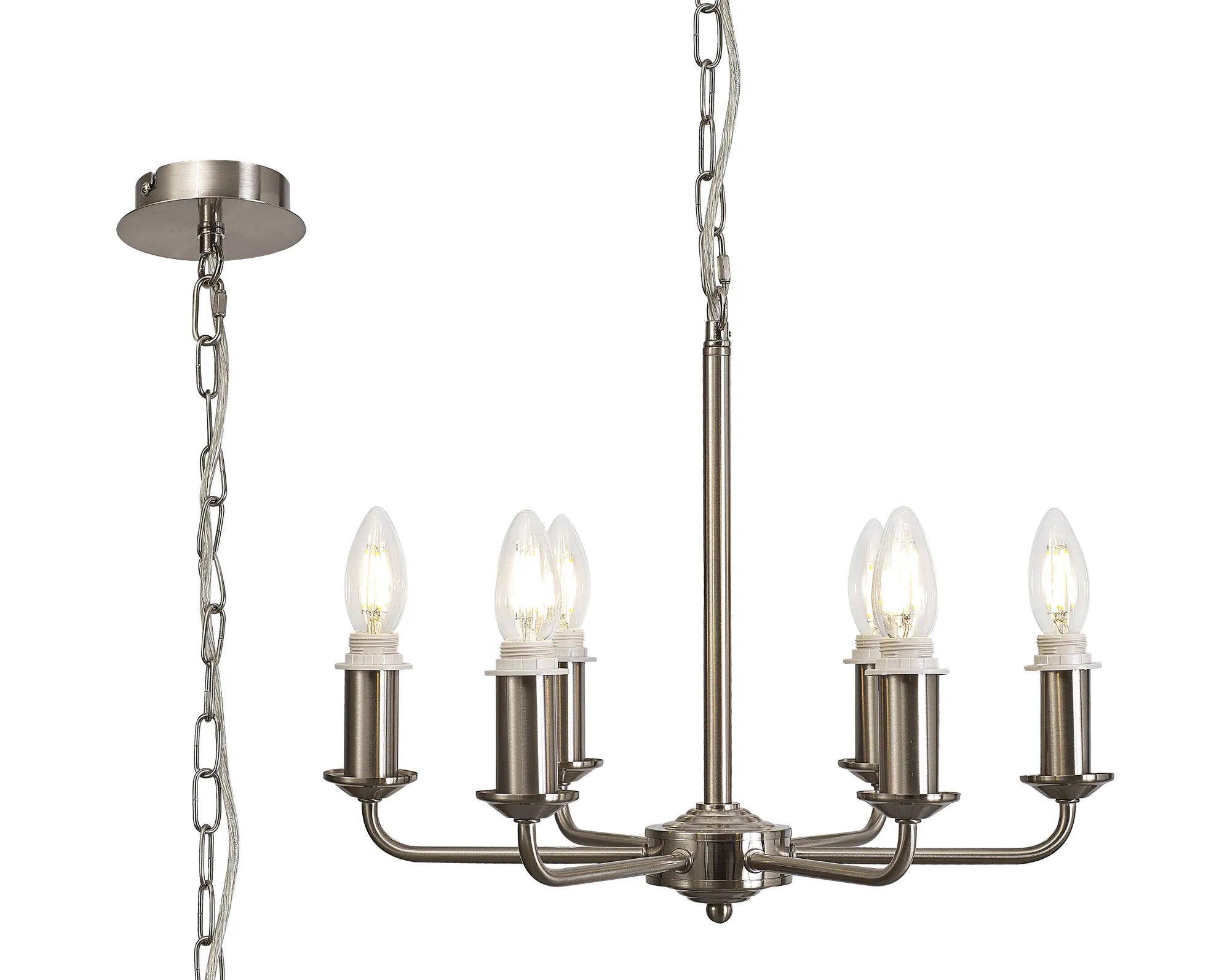 Banyan 6/8 Light Multi Arm Pendant/Semi Flush Shade- Various Finishes