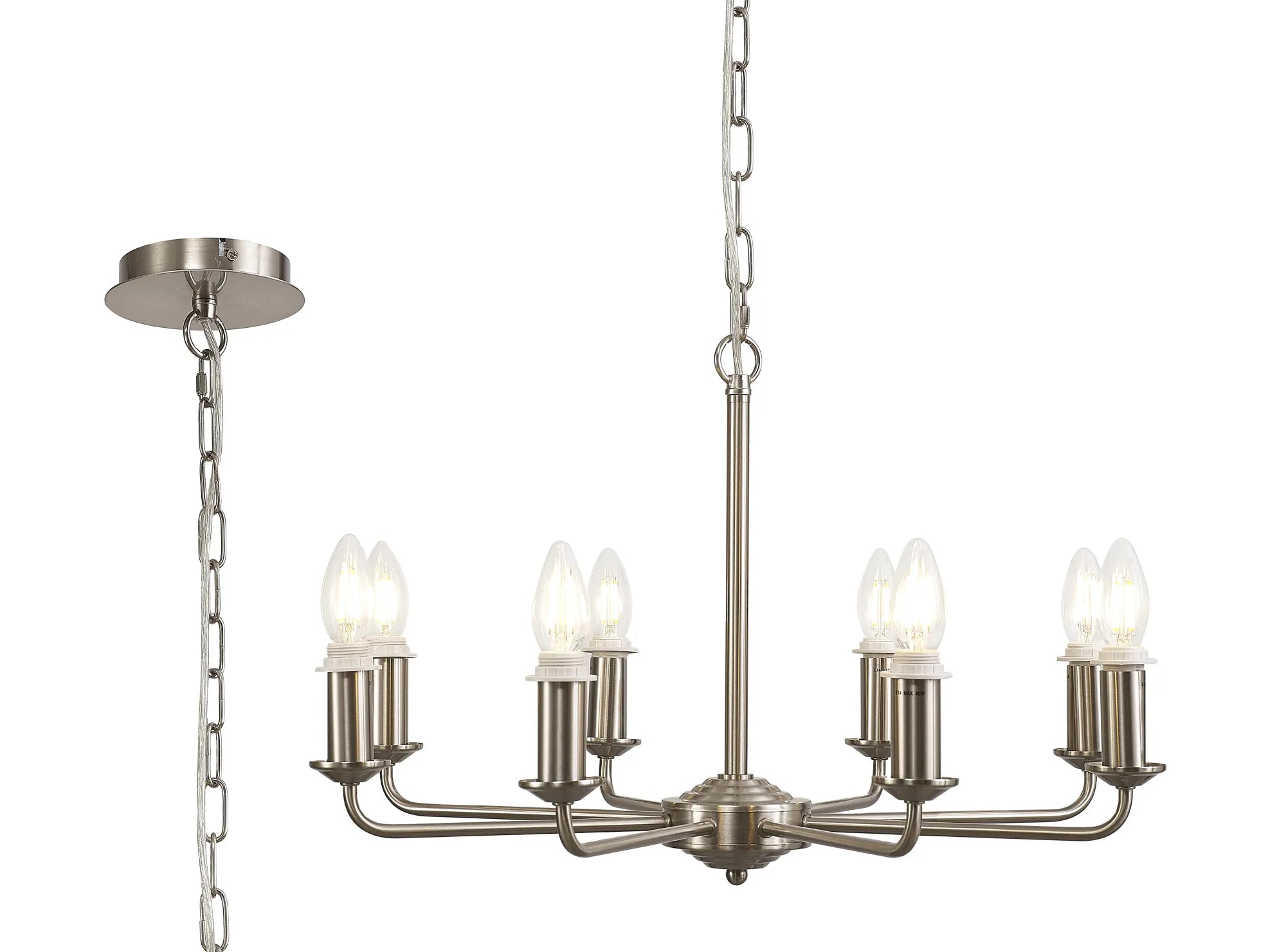 Banyan 6/8 Light Multi Arm Pendant/Semi Flush Shade- Various Finishes