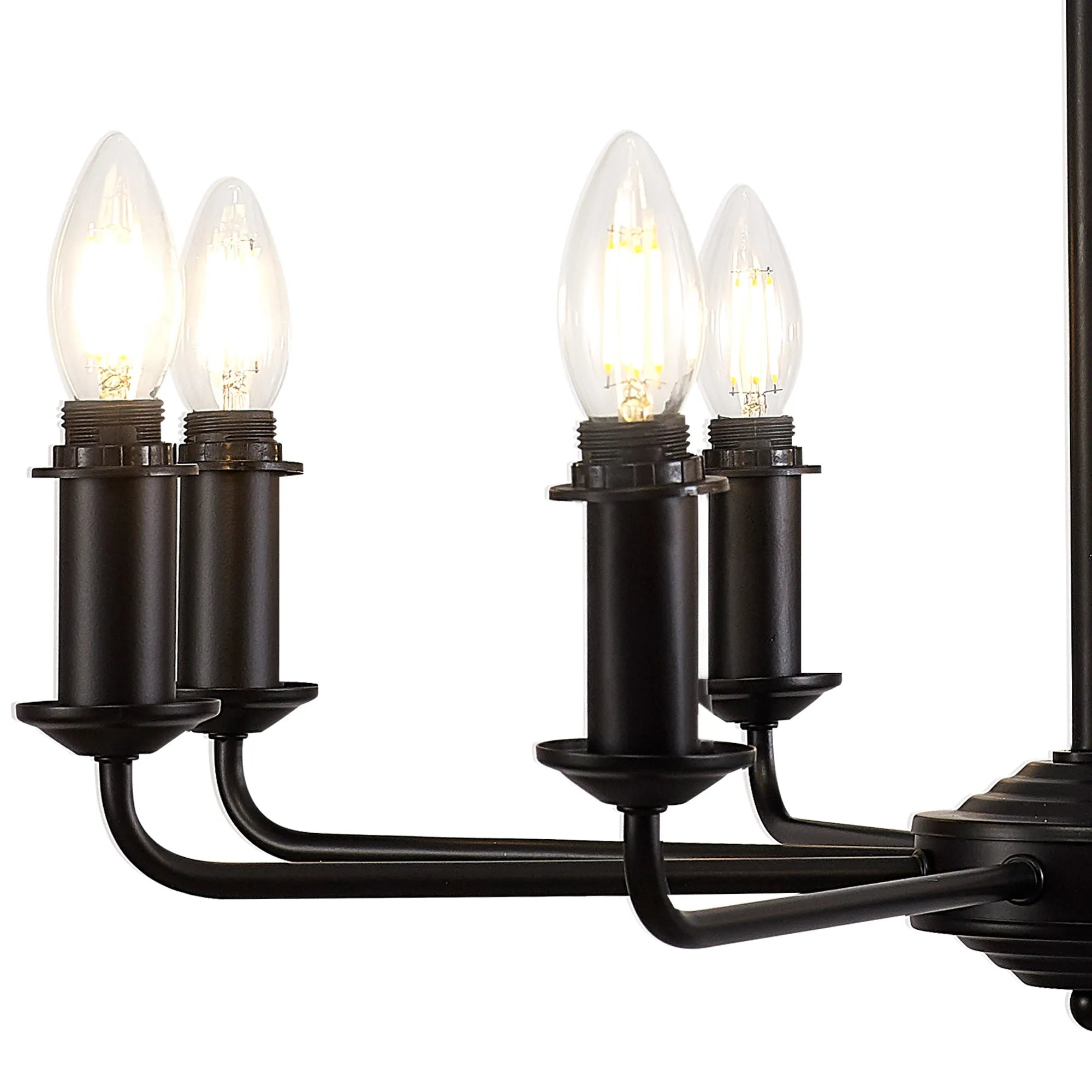 Banyan 6/8 Light Multi Arm Pendant/Semi Flush Shade- Various Finishes