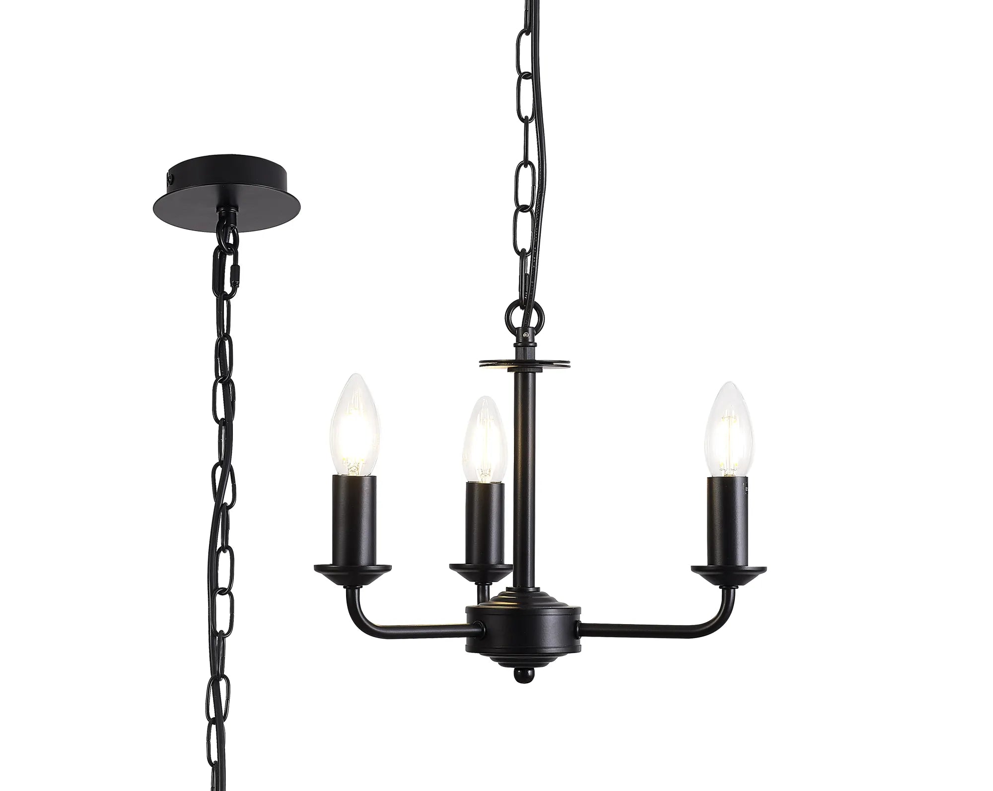 Banyan 3/5 Light Multi Arm Pendant Without Shade- Various Finishes
