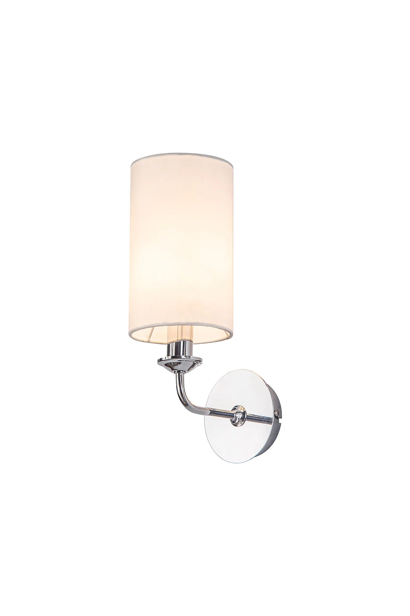 Banyan 1L Switched  Wall Light E14 With Antique Brass With Various Glass Shade Colours IP20