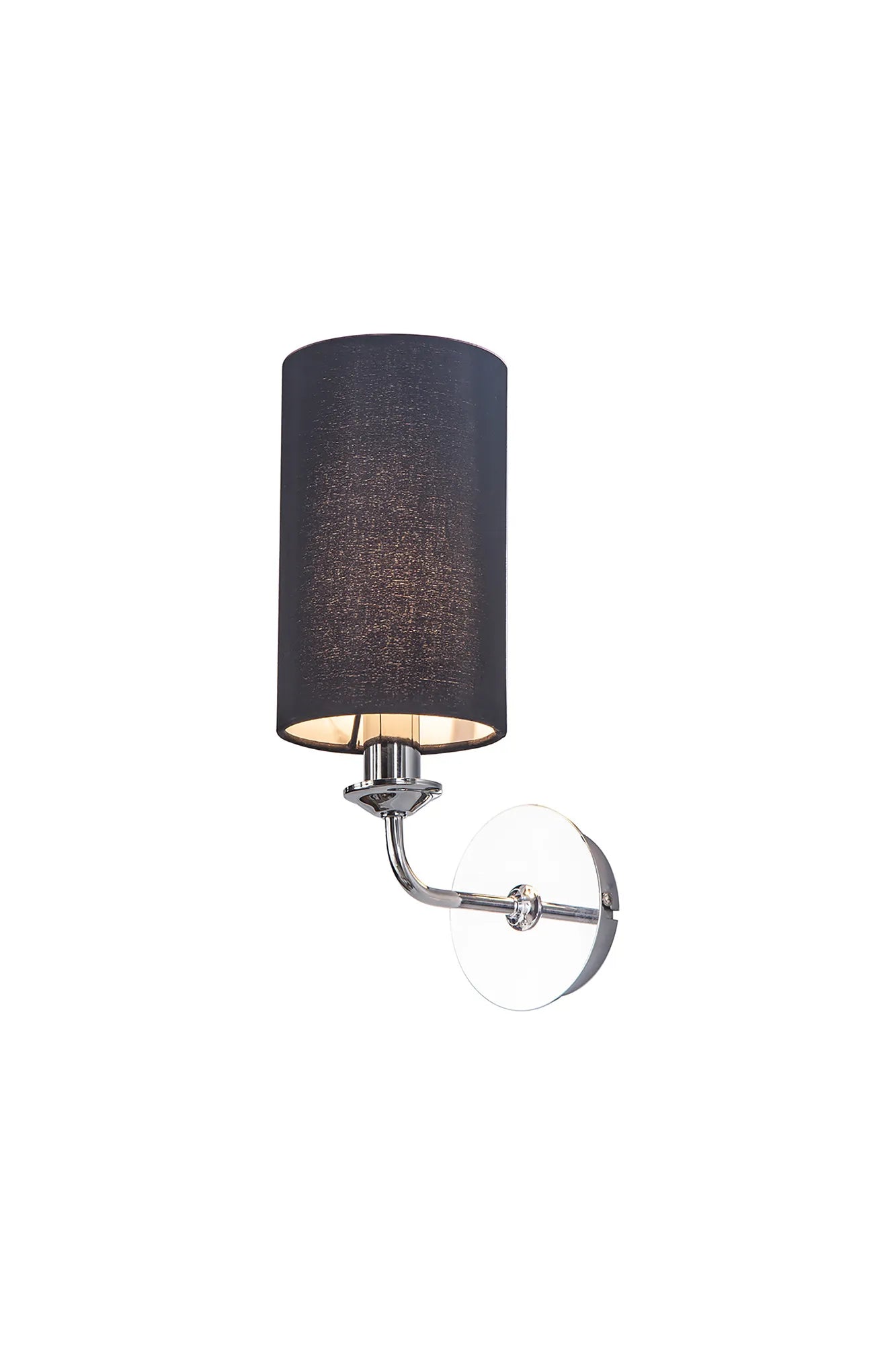 Banyan 1L Switched  Wall Light E14 With Antique Brass With Various Glass Shade Colours IP20