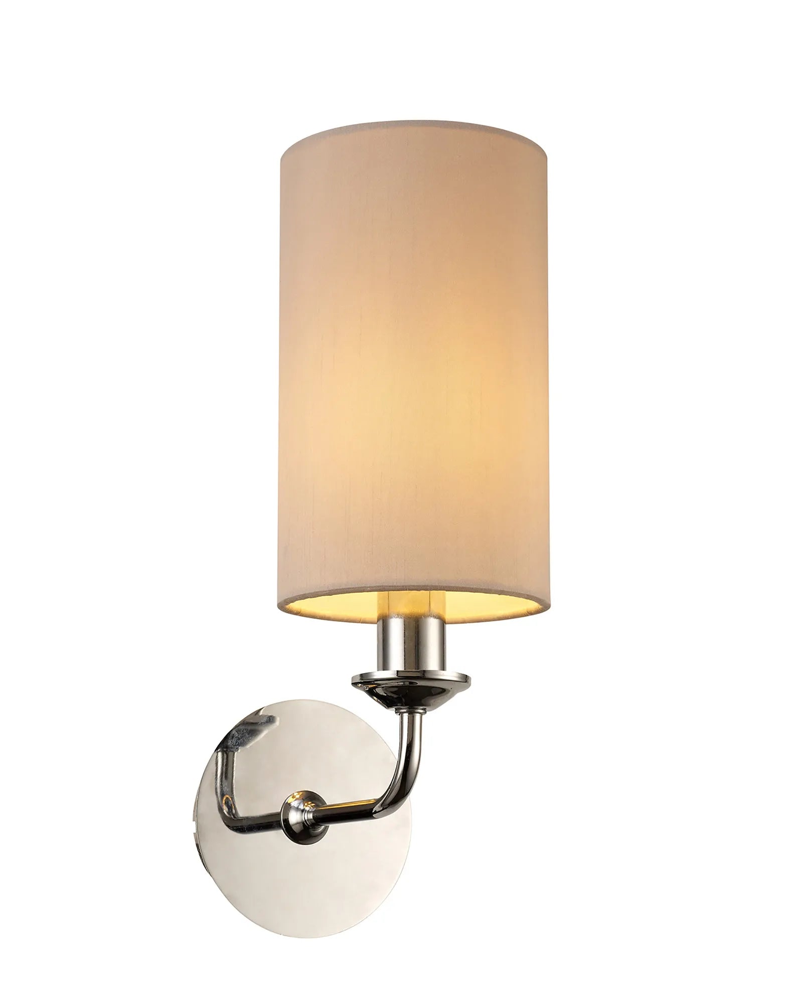 Banyan 1L Switched  Wall Light E14 With Antique Brass With Various Glass Shade Colours IP20