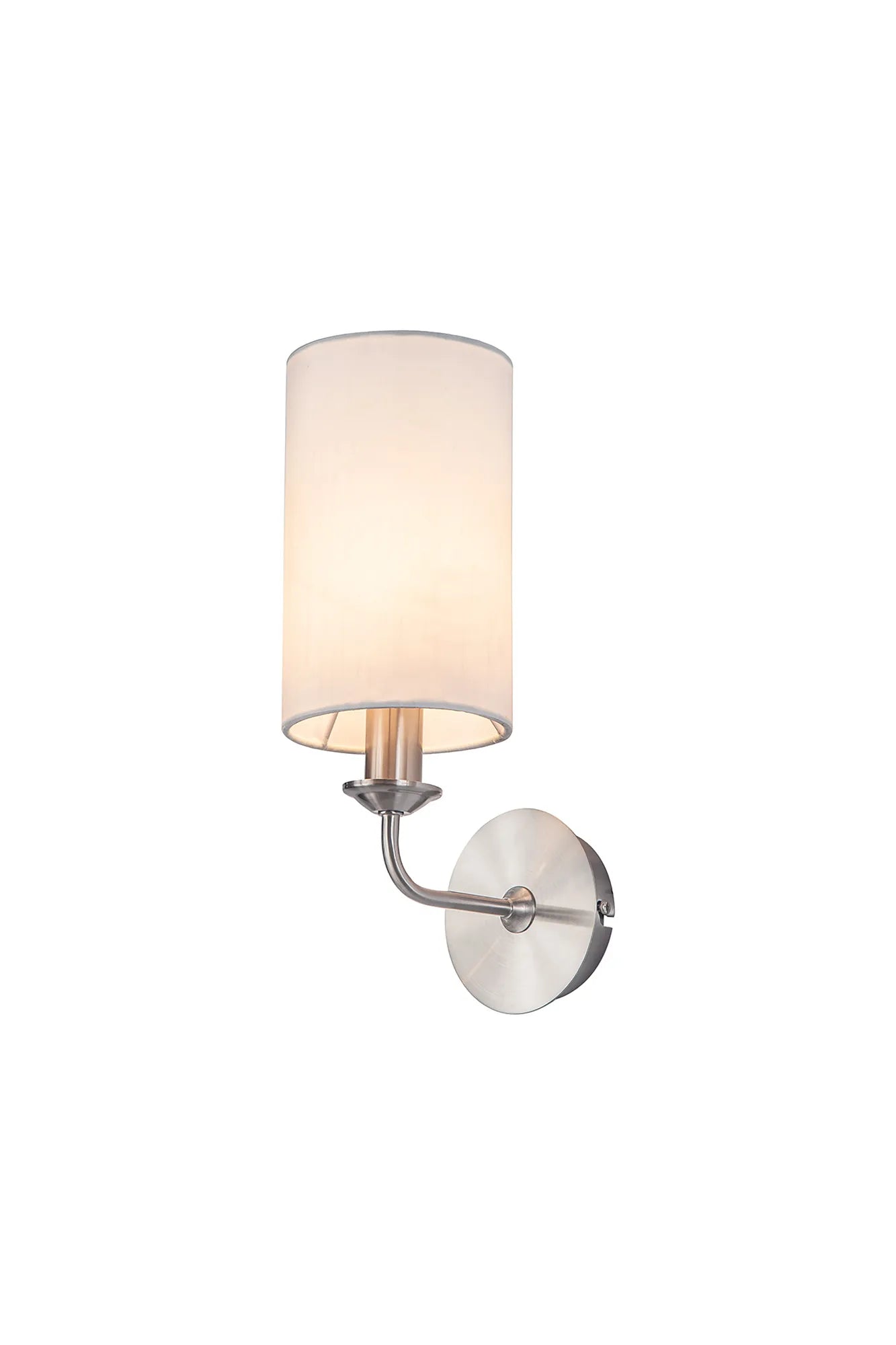 Banyan 1L Switched  Wall Light E14 With Antique Brass With Various Glass Shade Colours IP20