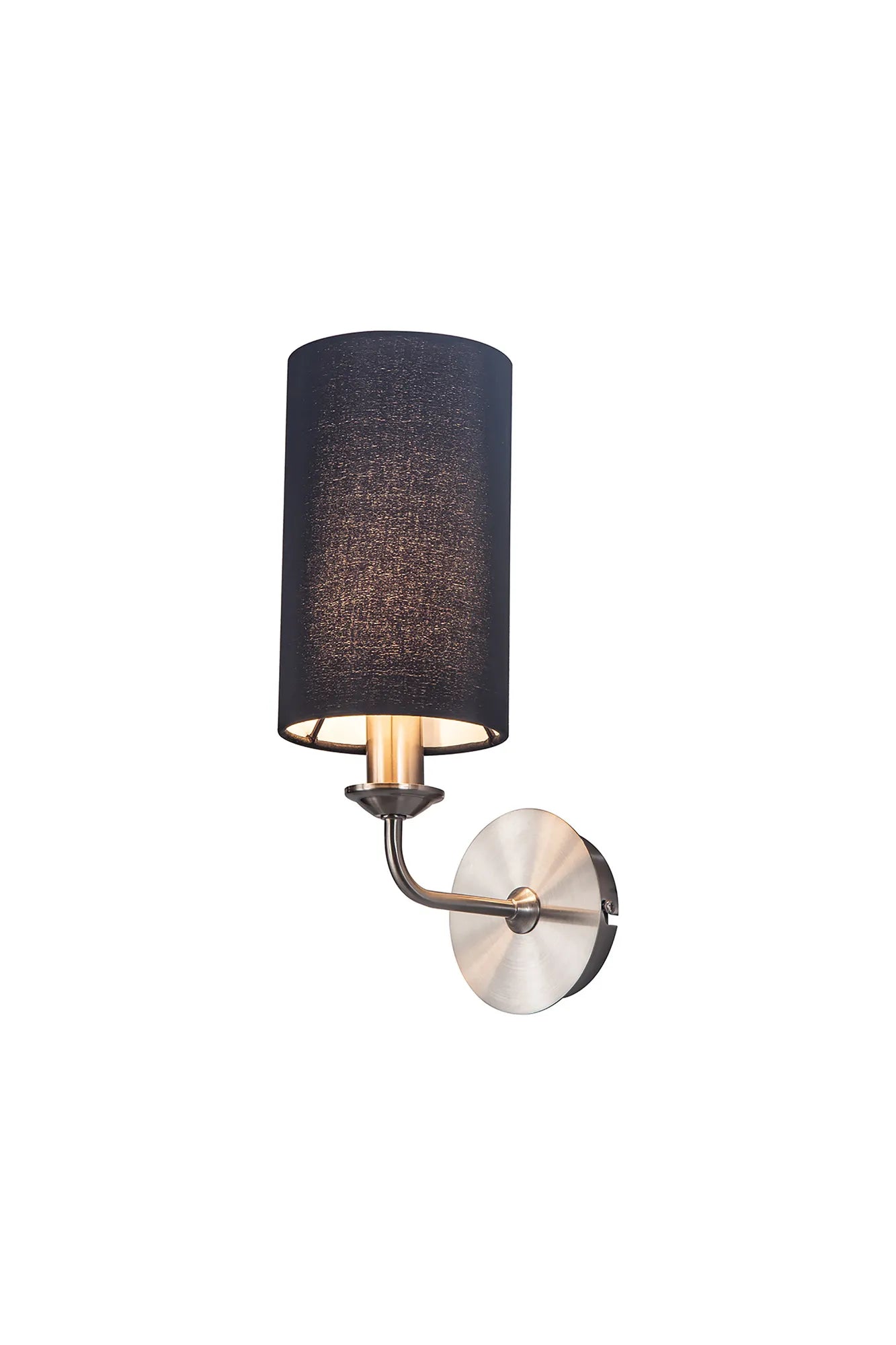 Banyan 1L Switched  Wall Light E14 With Antique Brass With Various Glass Shade Colours IP20