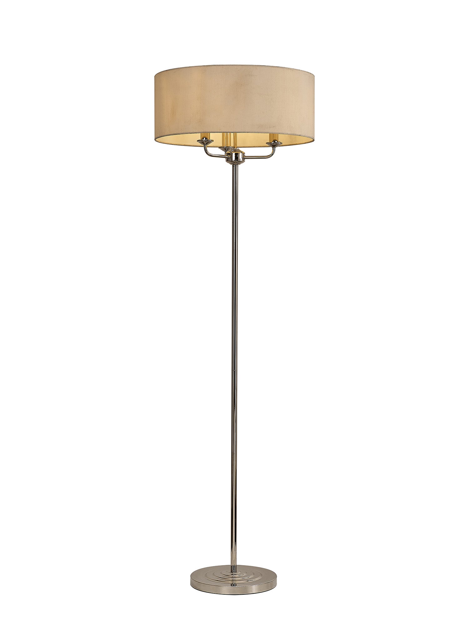 Banyan 3 Light Switched Floor Lamp Various Colours