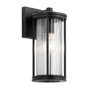 Barras Small Wall Lantern - Black Finish