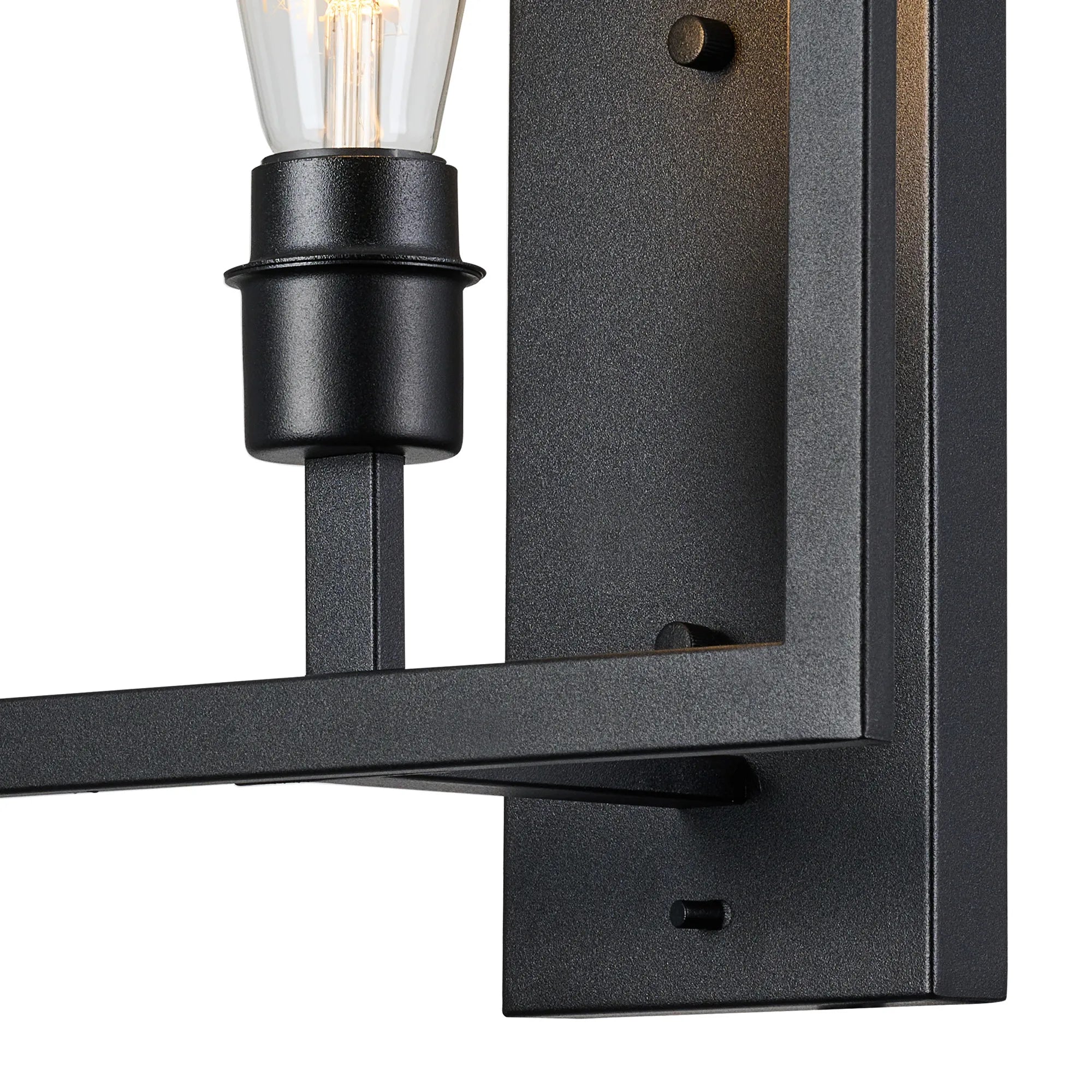 Braxton Wall Lamp Switched (FRAME ONLY) Without Shade, 1 Light E27