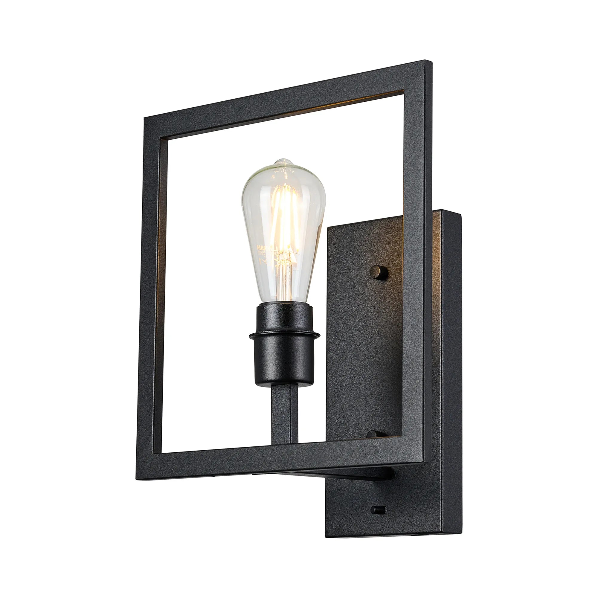 Braxton Wall Lamp Switched (FRAME ONLY) Without Shade, 1 Light E27