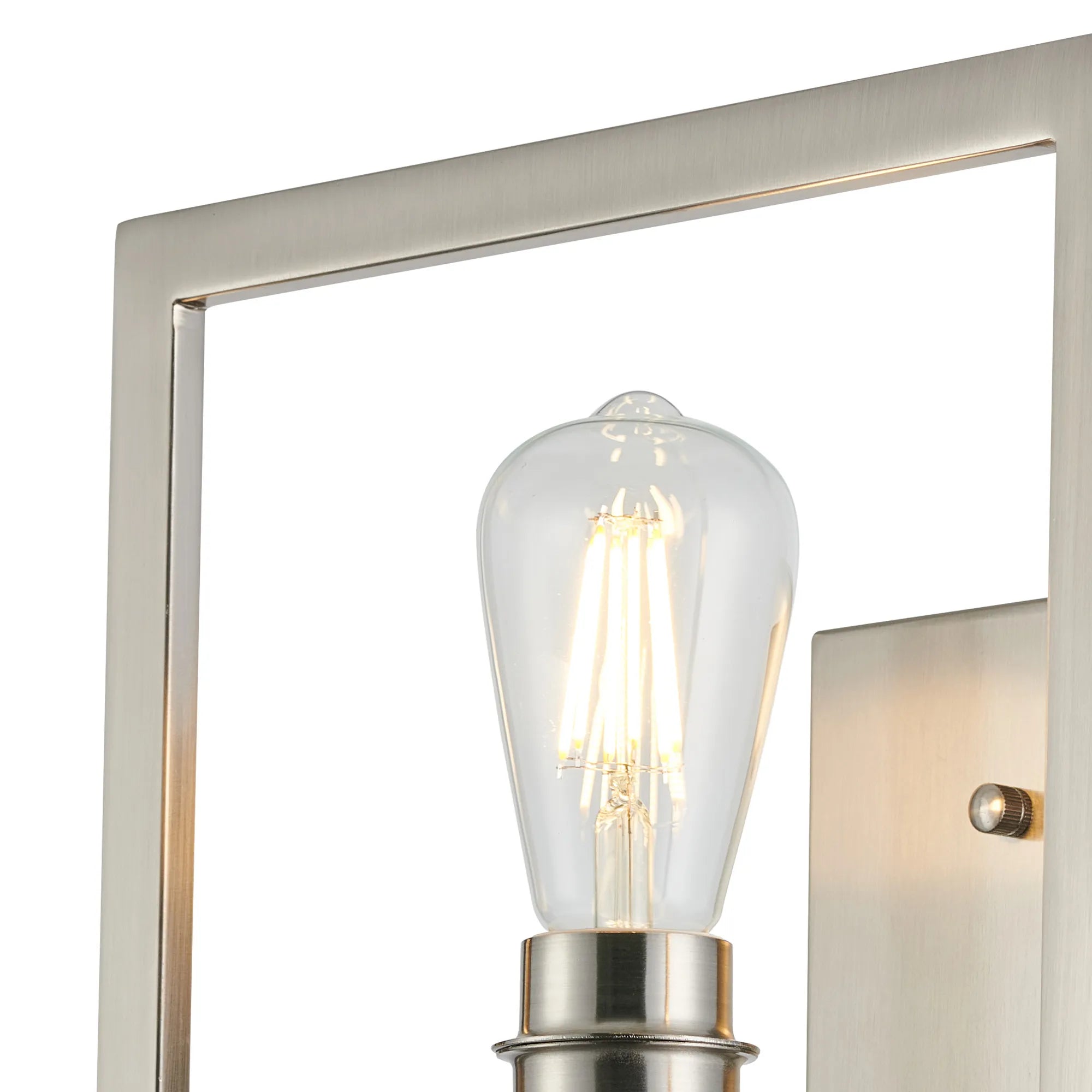 Braxton Wall Lamp Switched (FRAME ONLY) Without Shade, 1 Light E27
