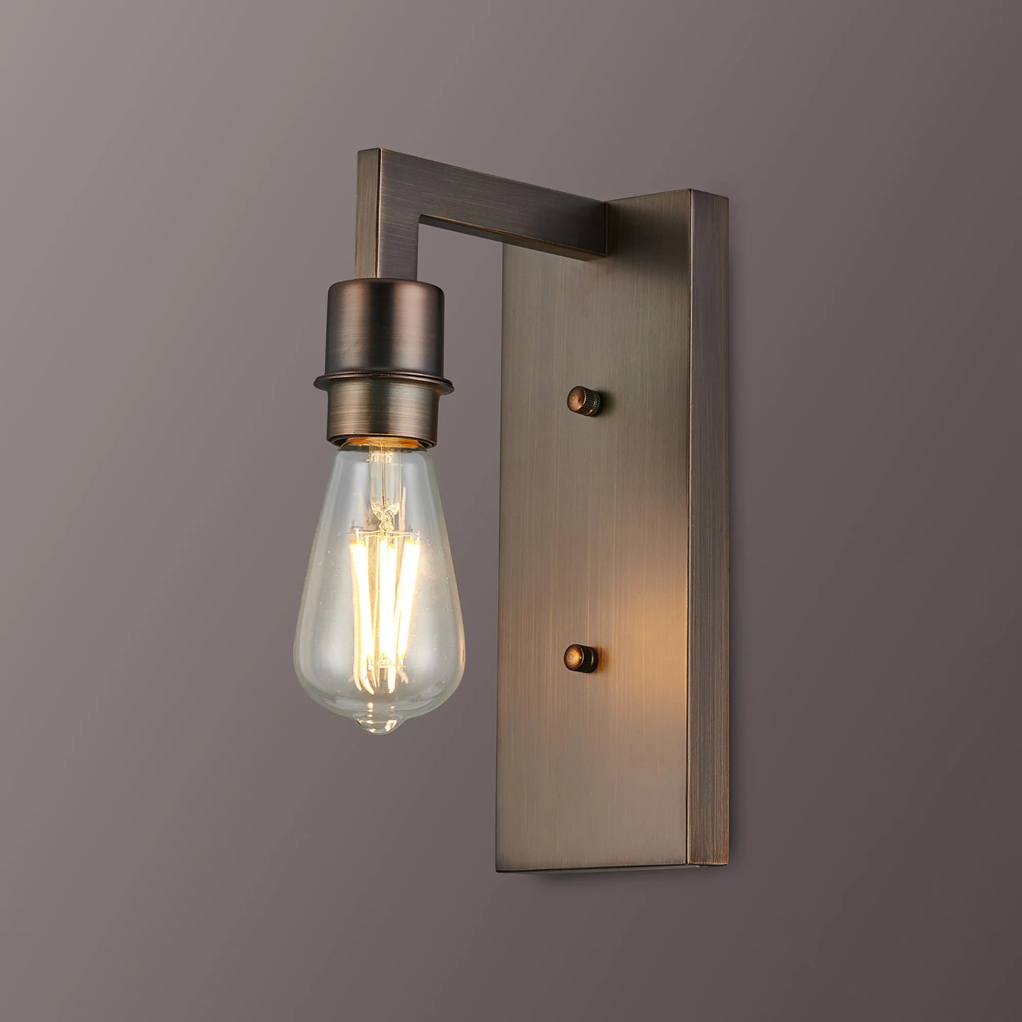 Braxton Wall Lamp Over Arm Without Shade, 1 Light E27