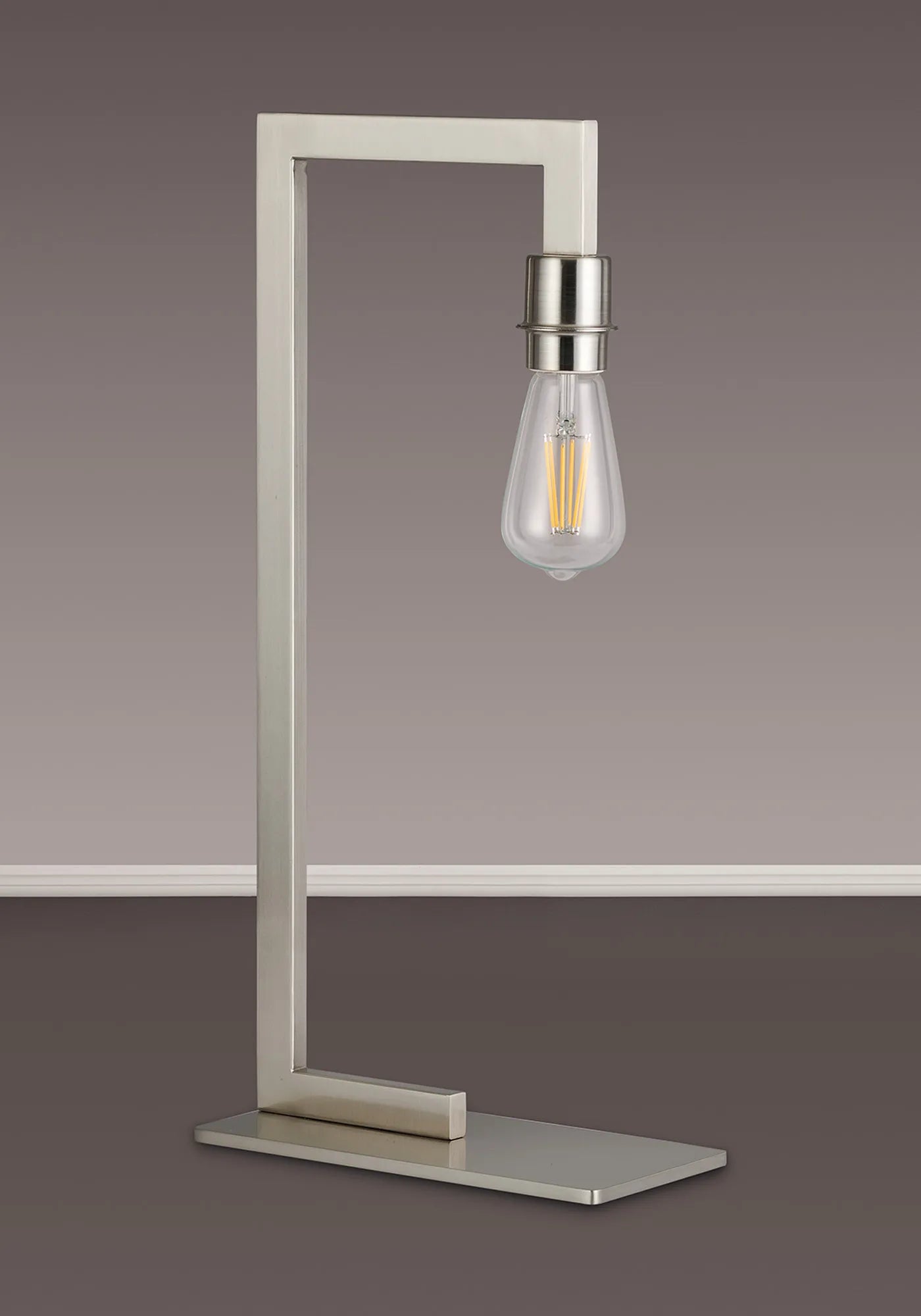 Braxton Table Lamp Over Arm Without Shade, 1 Light E27