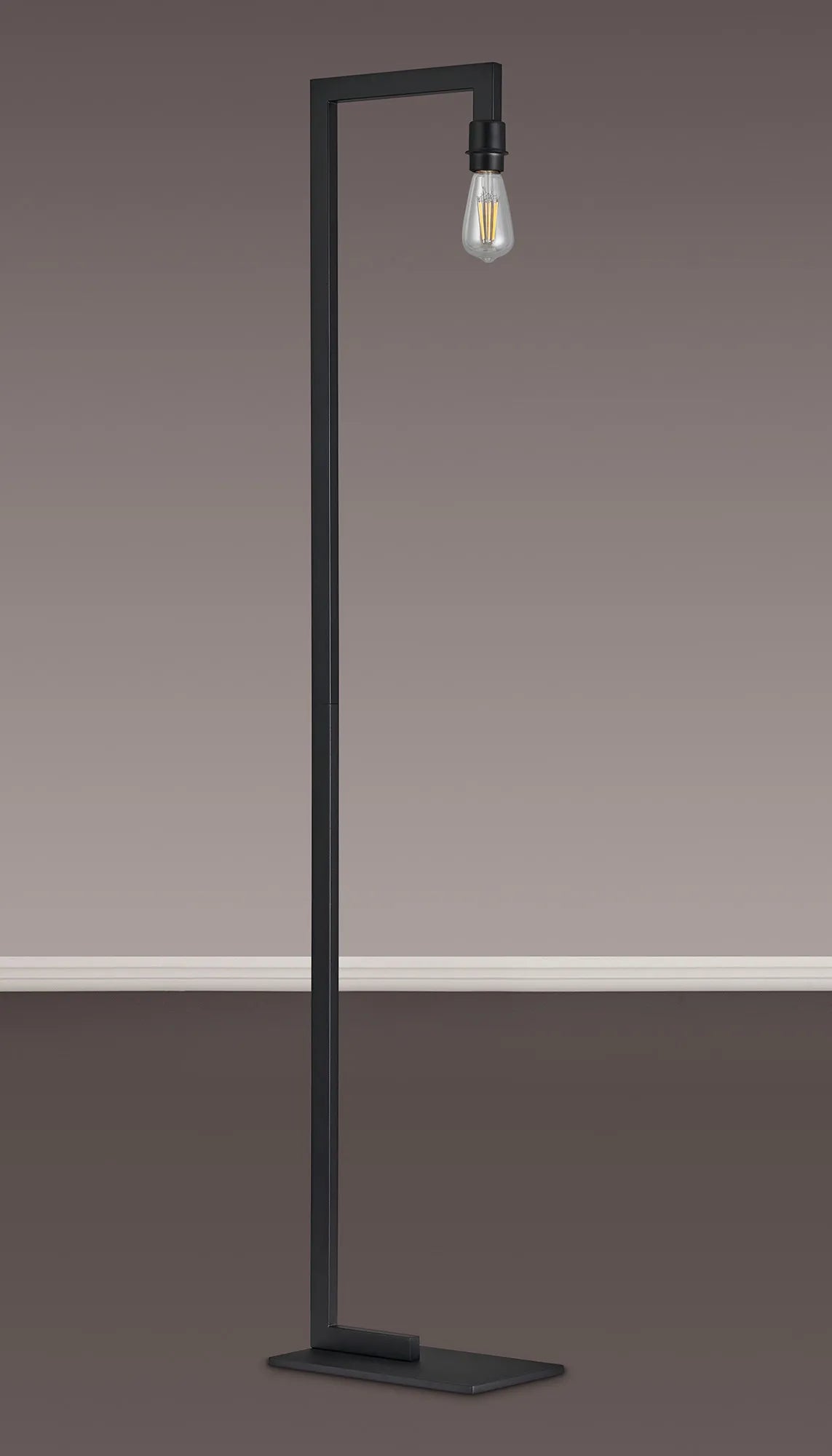 Braxton Floor Lamp Over Arm Without Shade, 1 Light E27