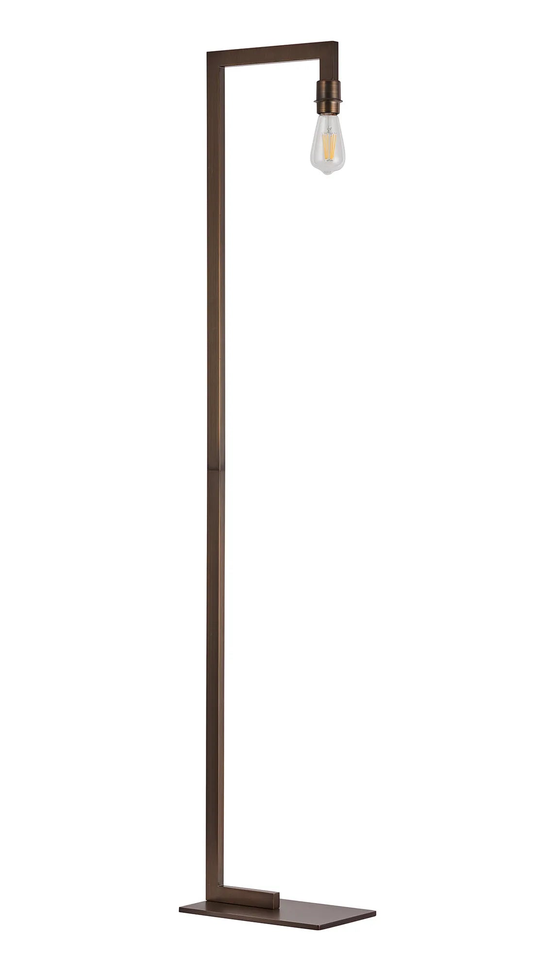 Braxton Floor Lamp Over Arm Without Shade, 1 Light E27