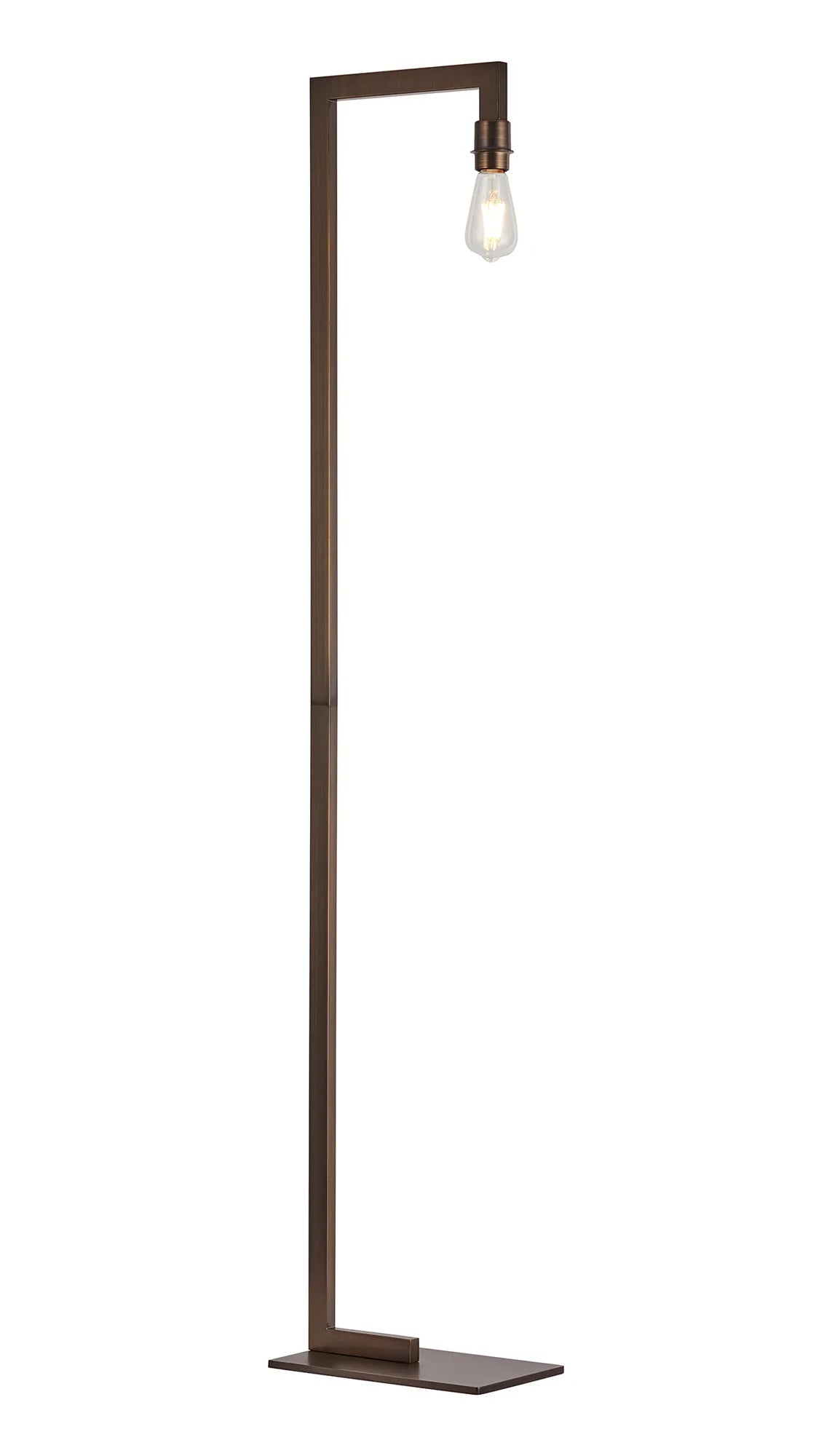 Braxton Floor Lamp Over Arm Without Shade, 1 Light E27