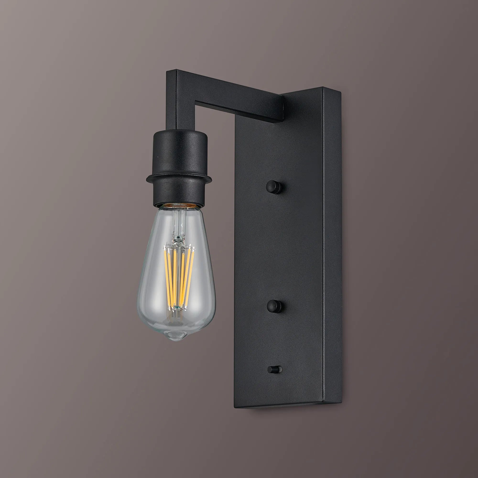 Braxton Wall Lamp Over Arm Without Shade, 1 Light E27