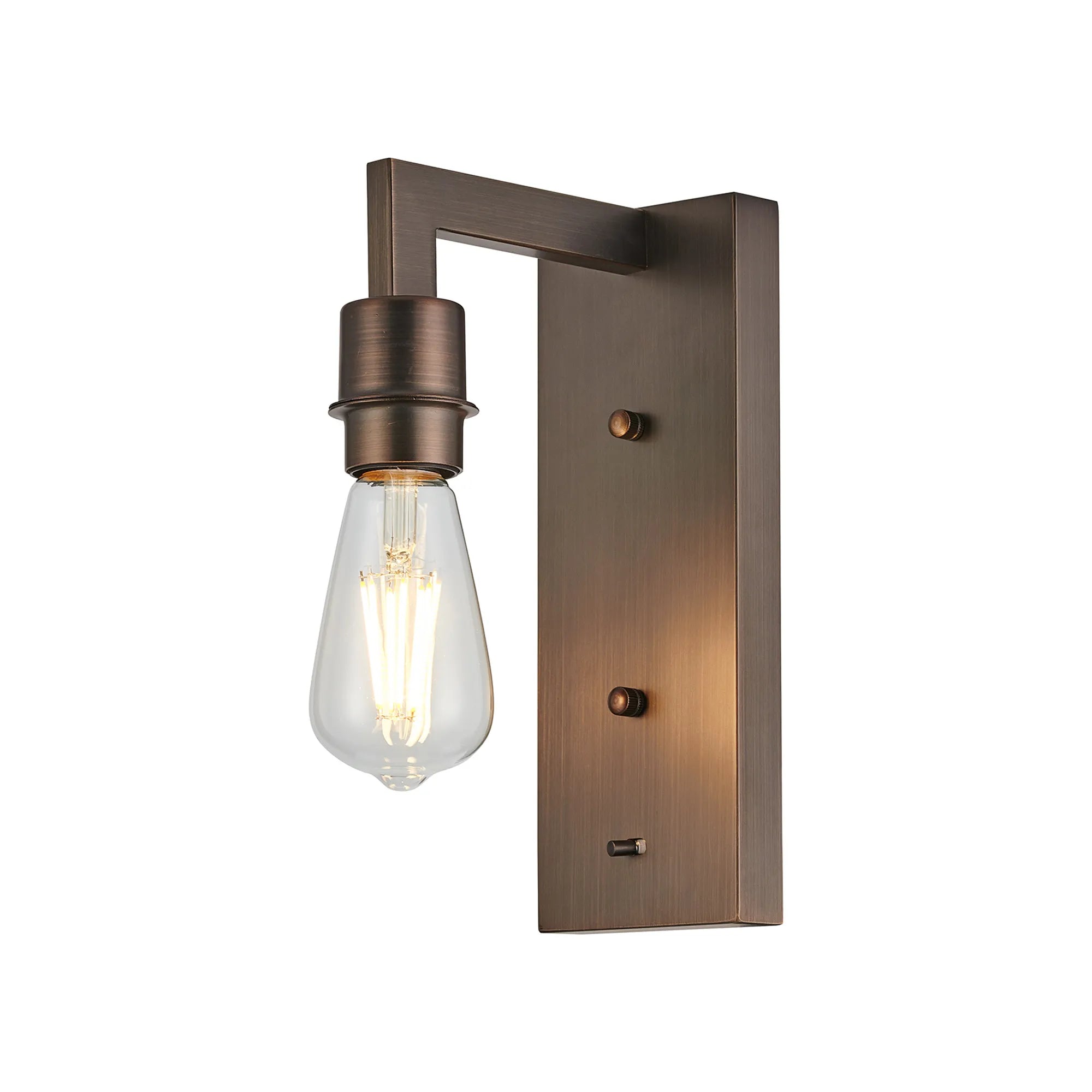 Braxton Wall Lamp Over Arm Without Shade, 1 Light E27