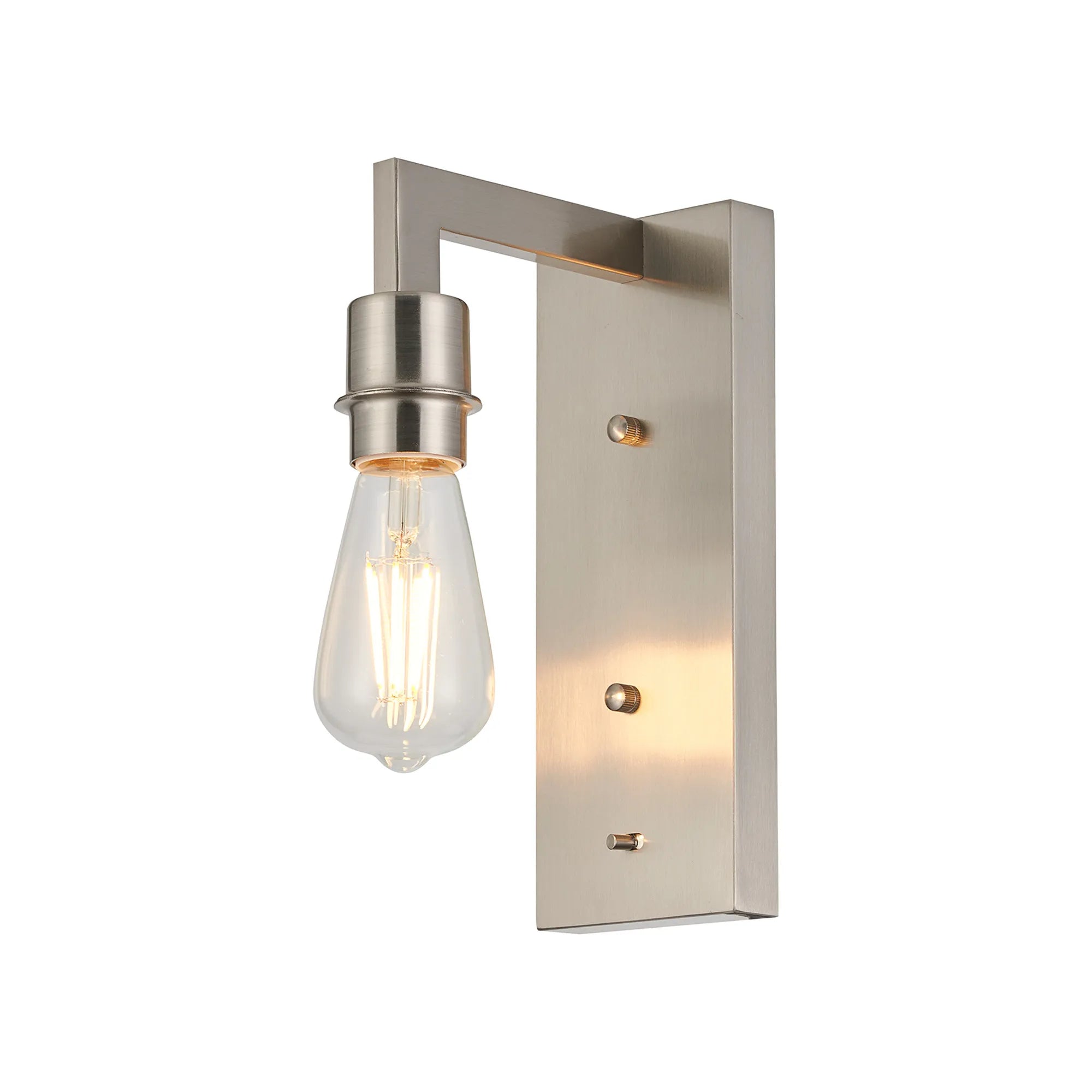Braxton Wall Lamp Over Arm Without Shade, 1 Light E27