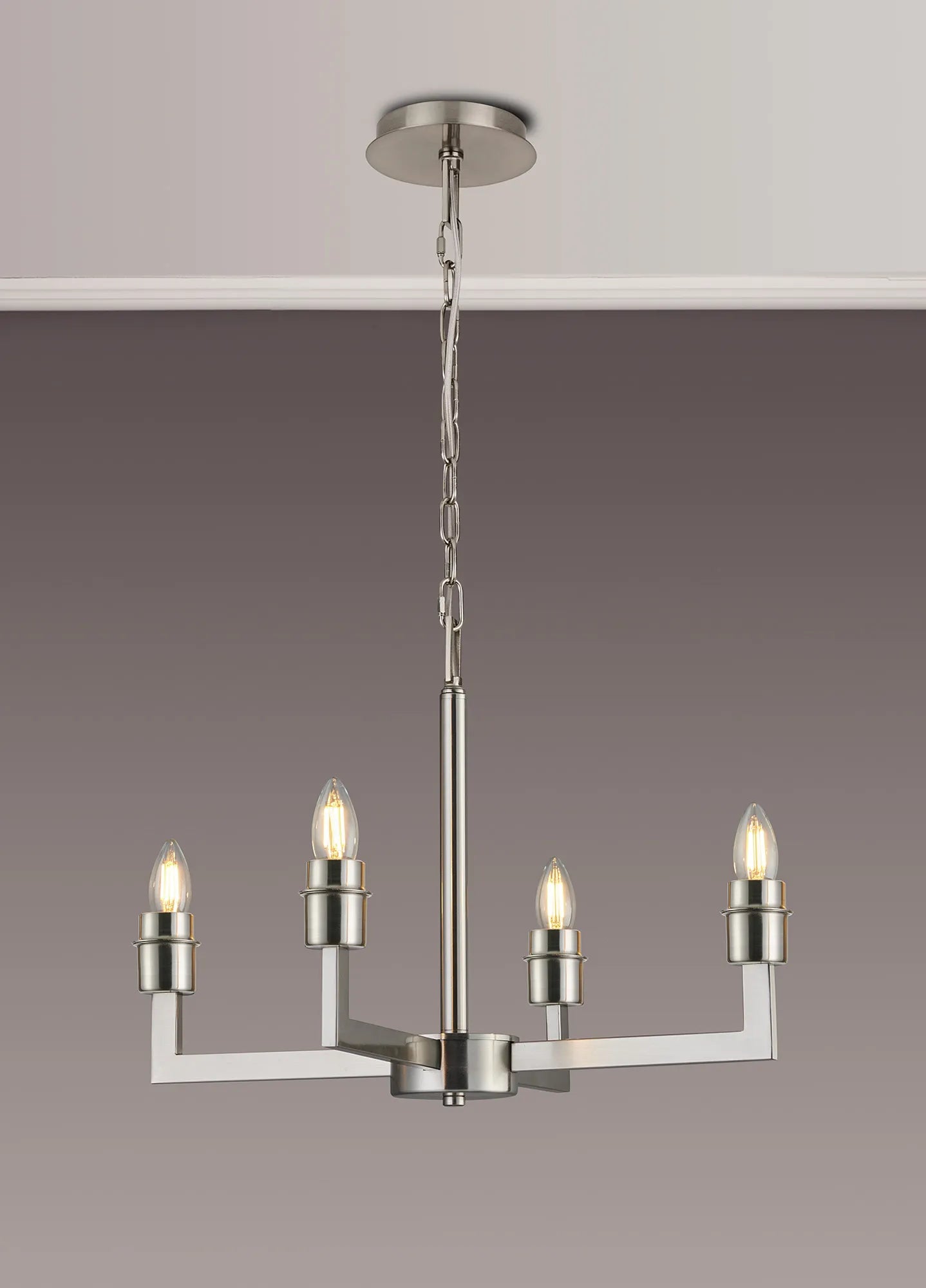 Braxton Adjustable Multi Arm Pendant/Semi Ceiling (FRAME ONLY) Without Shade