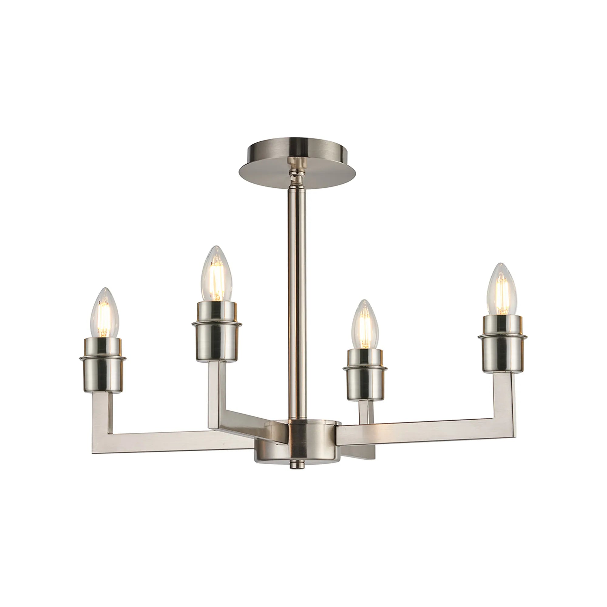 Braxton Adjustable Multi Arm Pendant/Semi Ceiling (FRAME ONLY) Without Shade