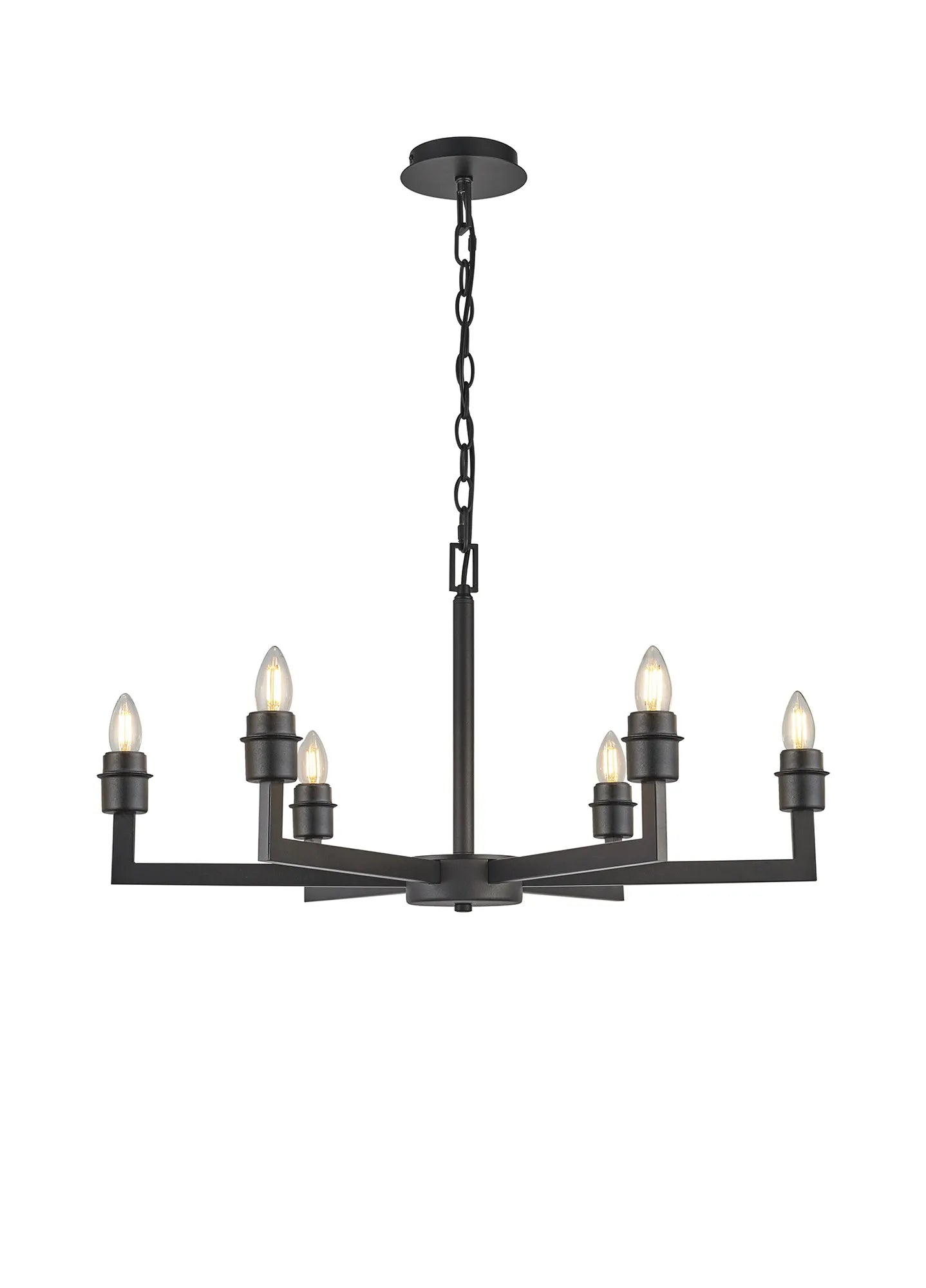 Braxton Adjustable Multi Arm Pendant/Semi Ceiling (FRAME ONLY) Without Shade