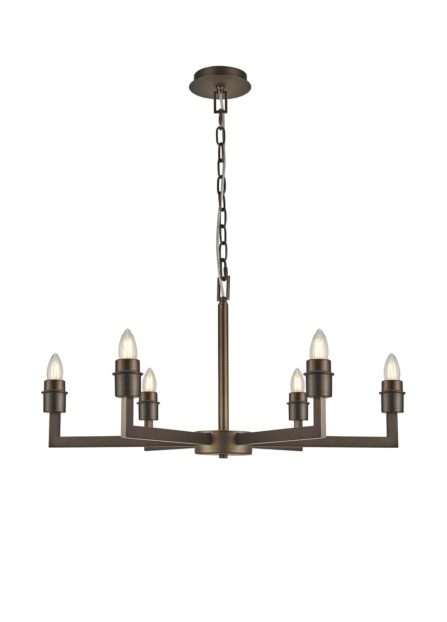 Braxton Adjustable Multi Arm Pendant/Semi Ceiling (FRAME ONLY) Without Shade
