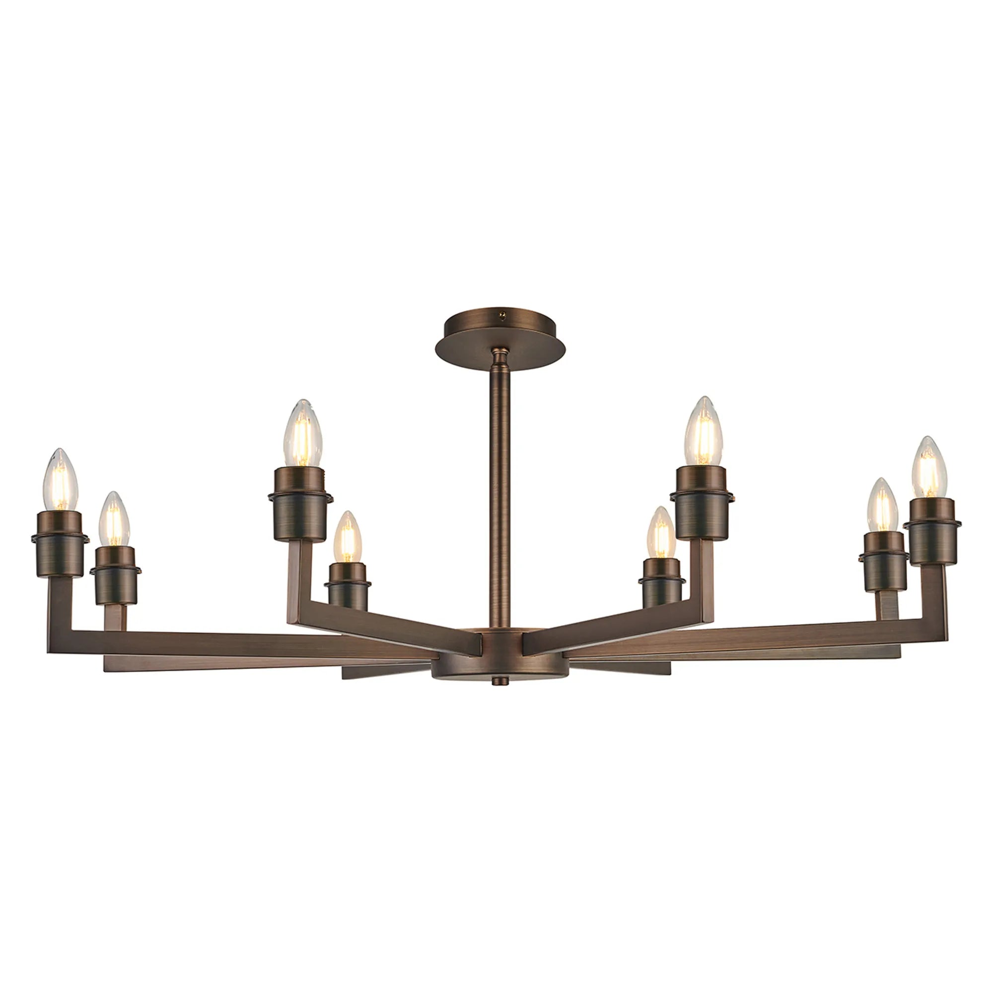 Braxton Adjustable Multi Arm Pendant/Semi Ceiling (FRAME ONLY) Without Shade