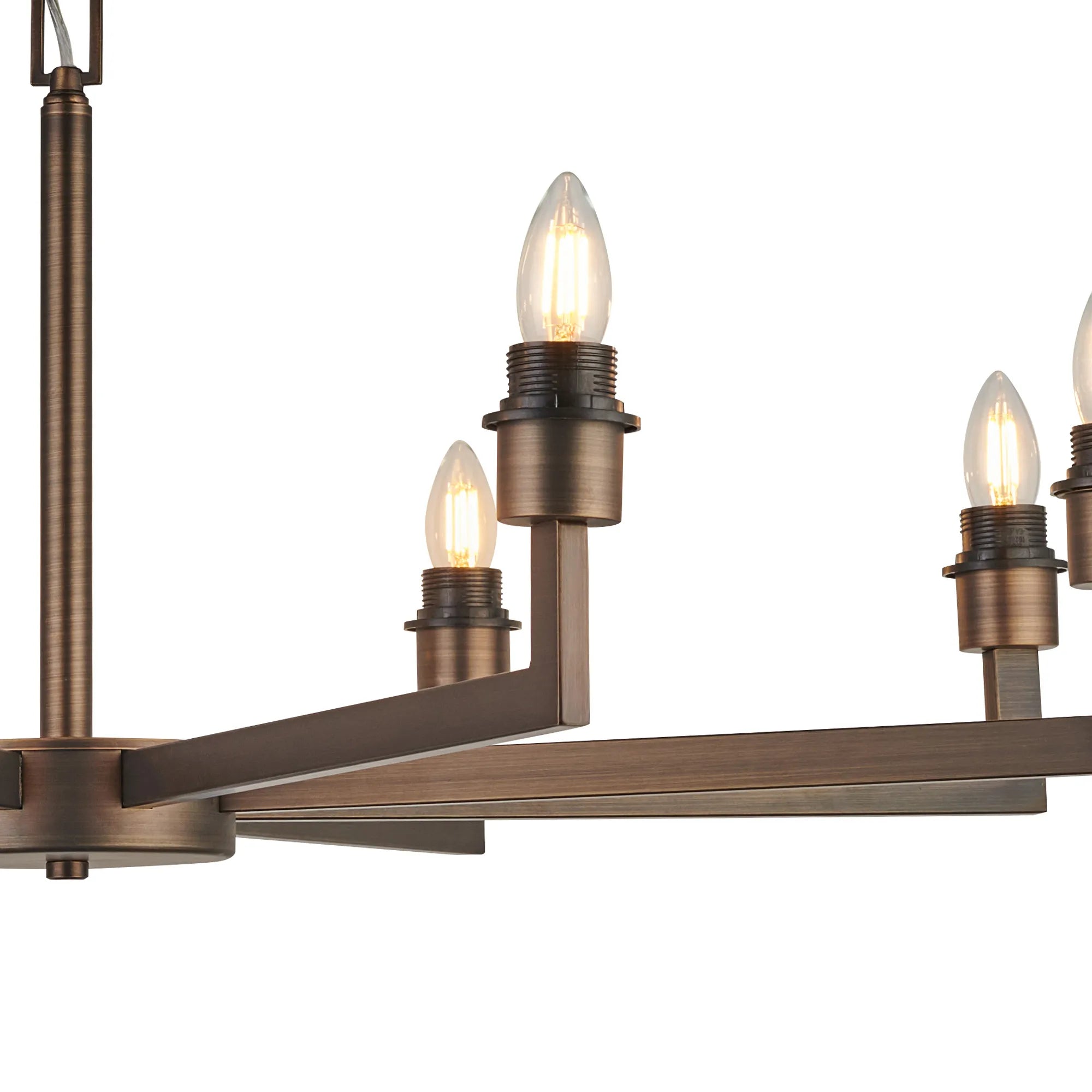 Braxton Adjustable Multi Arm Pendant/Semi Ceiling (FRAME ONLY) Without Shade