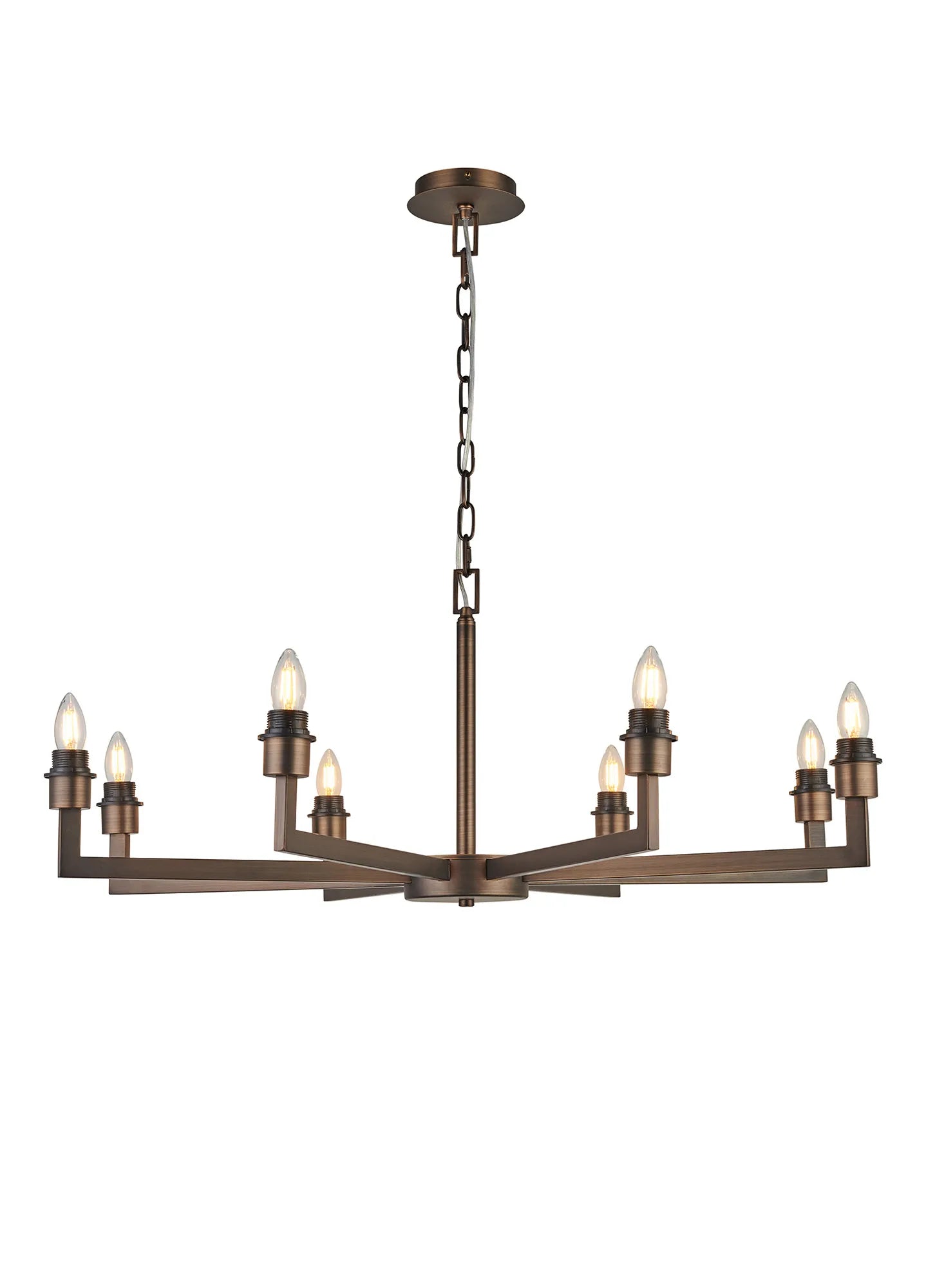 Braxton 3/6/8Lt Multi-Arm Pendant - Various Colours