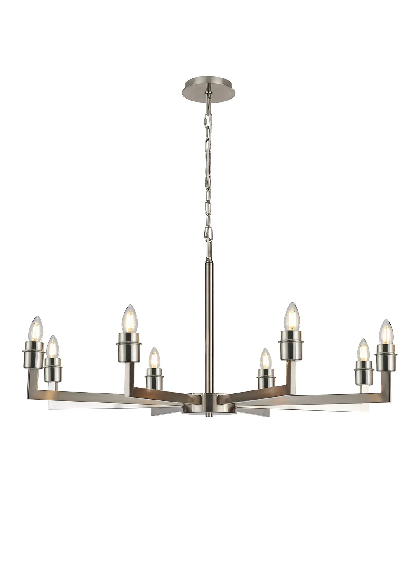 Braxton Adjustable Multi Arm Pendant/Semi Ceiling (FRAME ONLY) Without Shade