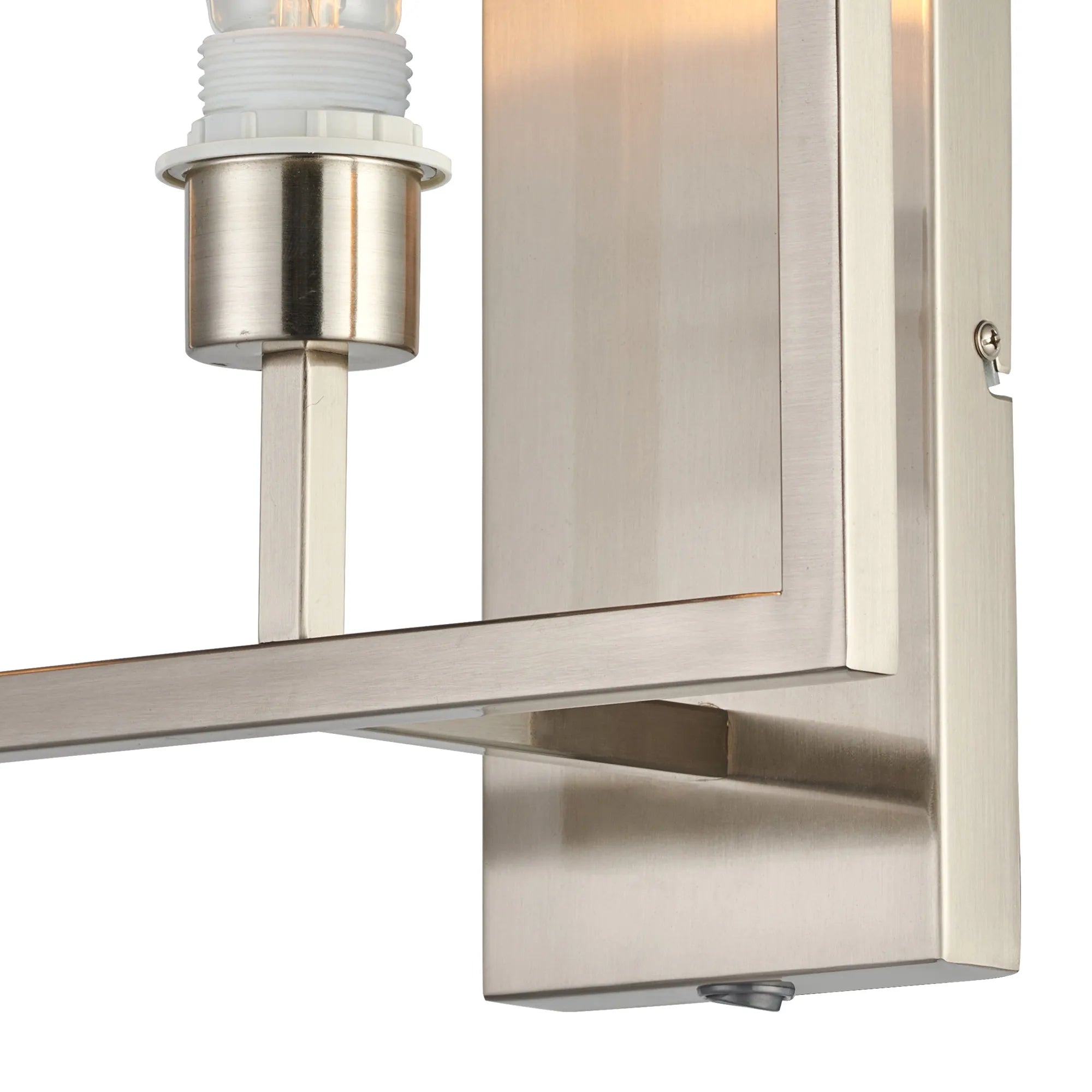 Braxton Wall Lamp Switched (FRAME ONLY) Without Shade, 1 Light E27