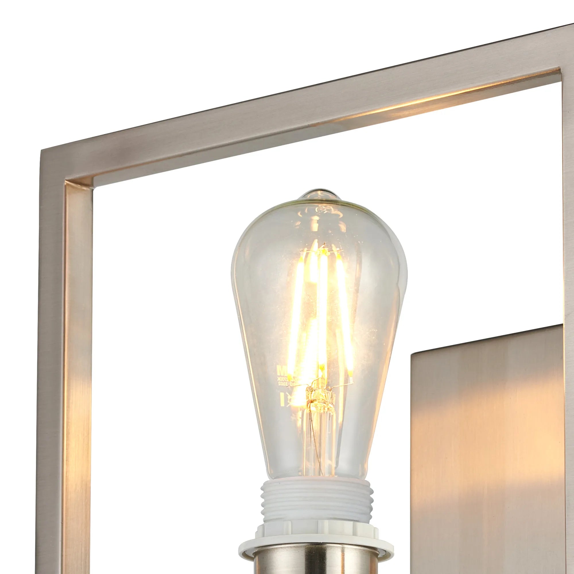 Braxton Wall Lamp Switched (FRAME ONLY) Without Shade, 1 Light E27