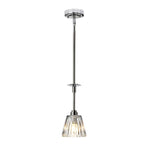 Agatha 1 Light Pendant IP44 – Chrome