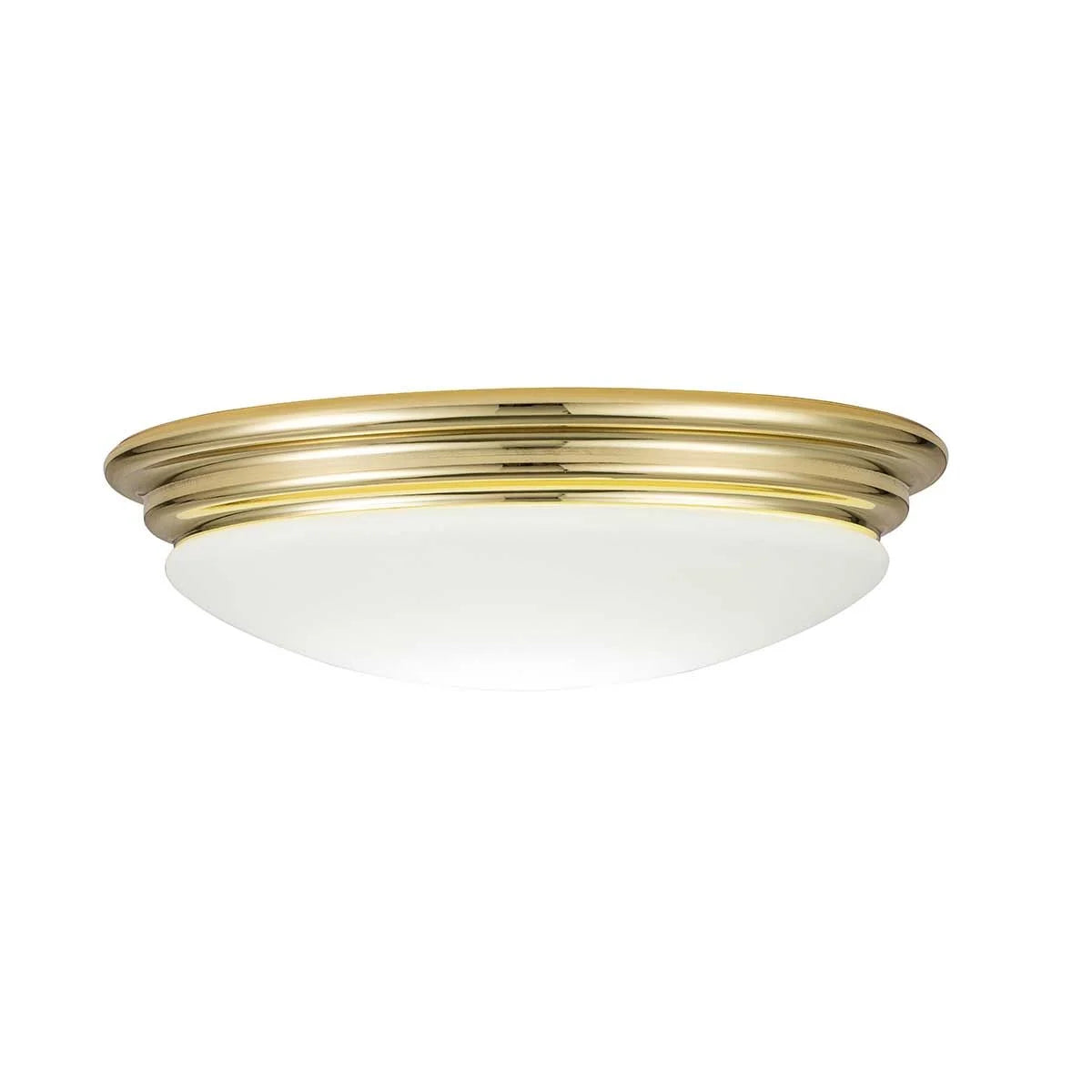 Brompton Flush Bathroom Light IP44 - Polished Chrome / Polished Brass / Brushed Brass