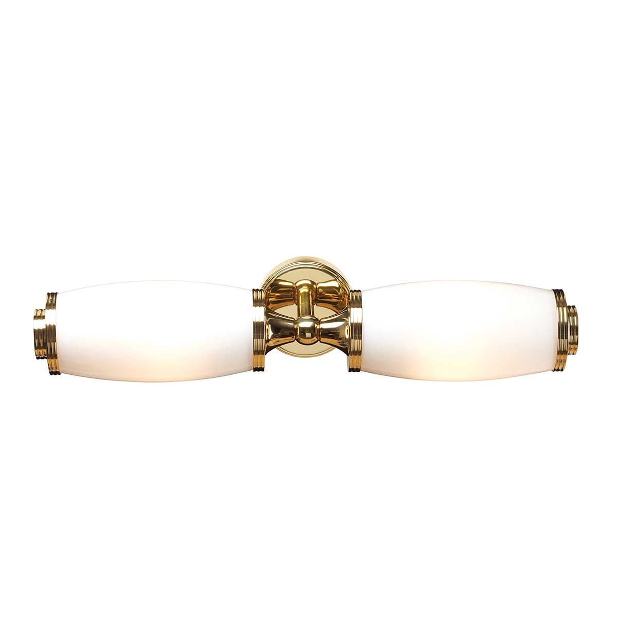 Eliot 2 Light Wall Light – Polished Chrome/Polished Brass/Polished Nickel