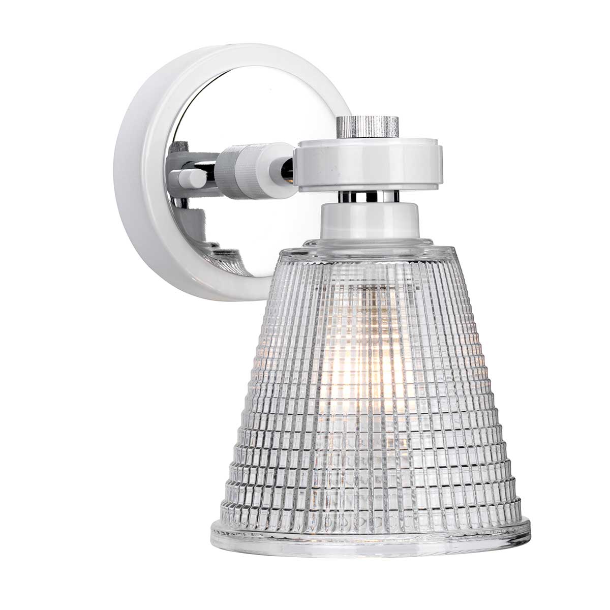 Gunnislake 1Lt Bathroom Wall Light IP44 - Various Colours