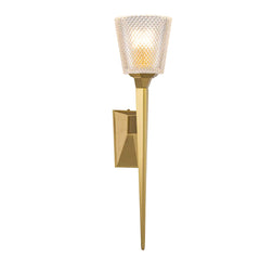 Verity 1 Light Wall Light IP44 – Polished Chrome/Polished Gold