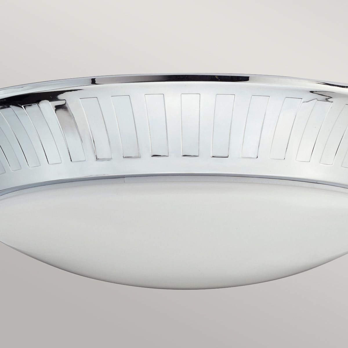 Whitby 1 Light Flush IP44 - Polished Chrome