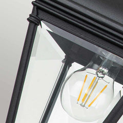 Bayview 1 Light Medium Chain Lantern - Black IP44 E27